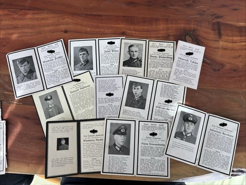 Sterbebilder weltkrieg - 10, 2.