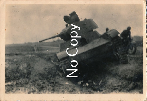 Foto wehrmacht beute panzer - beute,