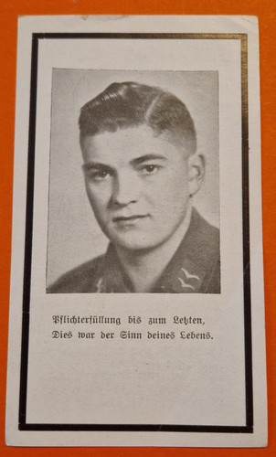 Top sterbebild obergefr - top,