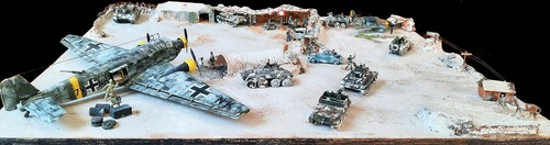 Diorama ostfront winter - diorama, 1941