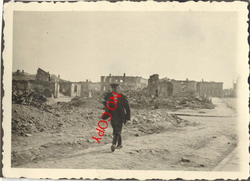 Foto zerstörte stadt ruinen - zerstörte,