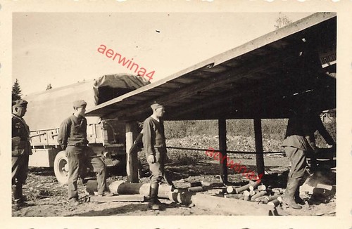 Foto ww2 von lkw angetriebene - ww2,