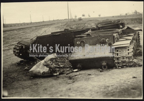 Foto zerstörter panzer - foto, an