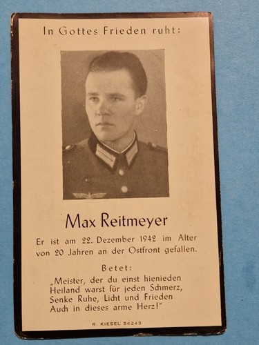 Top sterbebild soldat - top,
