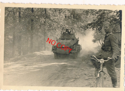 Foto wehrmacht soldat - soldat, fahrrad